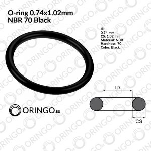 O-Ring Nullring Rundring 53,67 x 1,78 mm BS034 NBR 70 Shore A schwarz 10 St. 